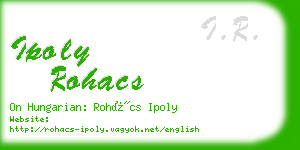 ipoly rohacs business card